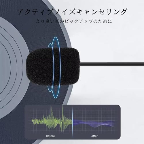 GLOWZEN Microphone Sponge, Set of 30, Microphone Cover, Windscreen, Noise Reduction, General Purpose, 30mm x 22mm x 8mm