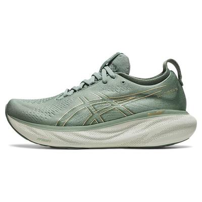 Женские кроссовки Gel Nimbus 25 Цвет: Серо-синий Шампанское Артикул: 1012B356-022