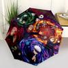 1 PC Automatic Folding Umbrella - Jujutsu Kaisen Pattern Portable Foldable Design With 8 Ribs Christmas Birthday Gifts