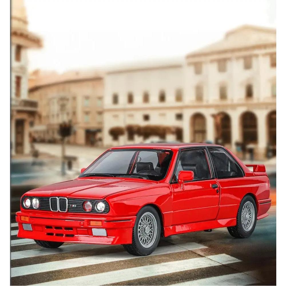 1/24 BMW M3 E30 IM Сплав Миниатюрный Автомобиль Металлическая Литая Модель Коллекция Хобби Подарок на День Рождения с Другом Декорация Классический Автомобиль GT