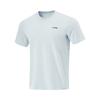 Fitness Series Simple Solid Color Round Neck Pullover Short Sleeve T-Shirt Men Tops Folk-Blue ATSV361-3