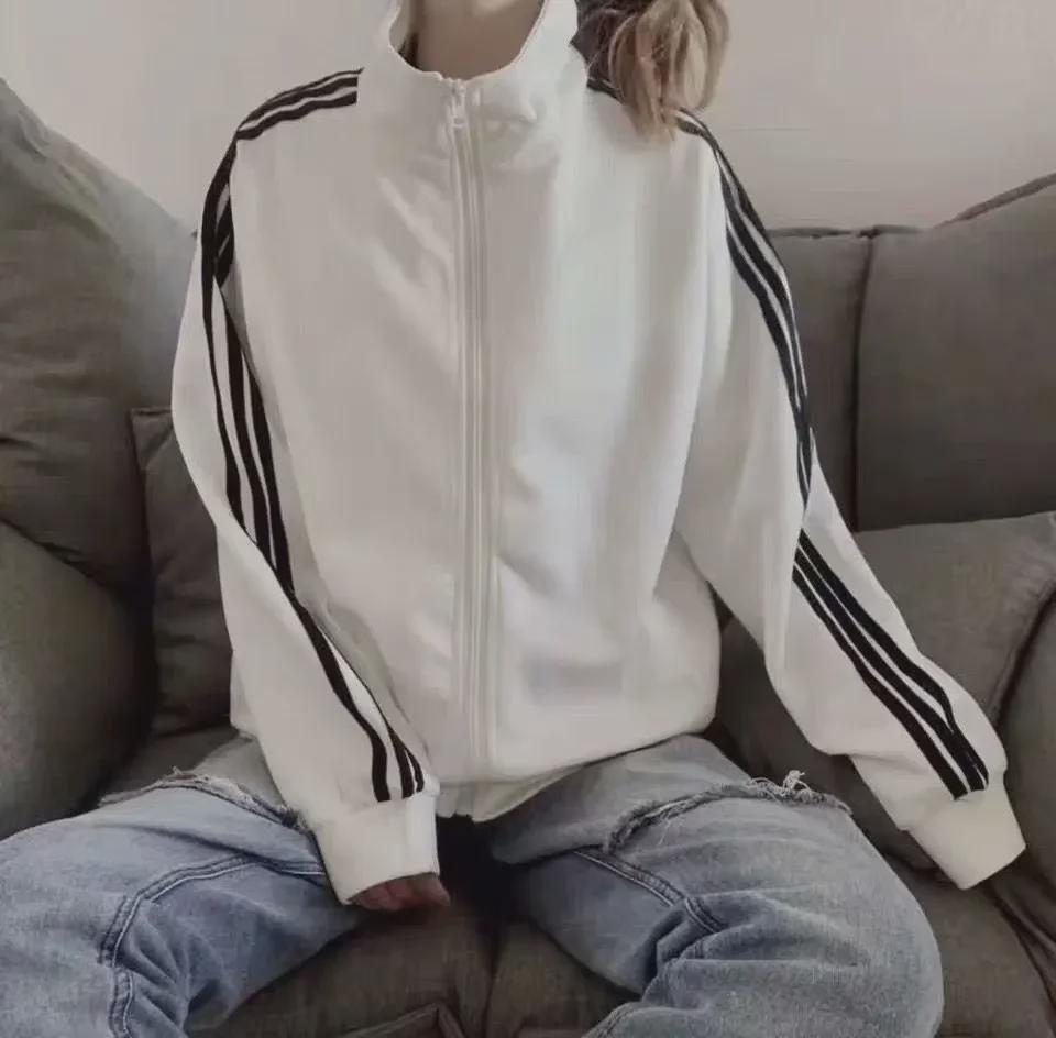 Свитер с длинными рукавами в стиле Харадзюку: Унисекс Повседневный свободный модный осенний топ