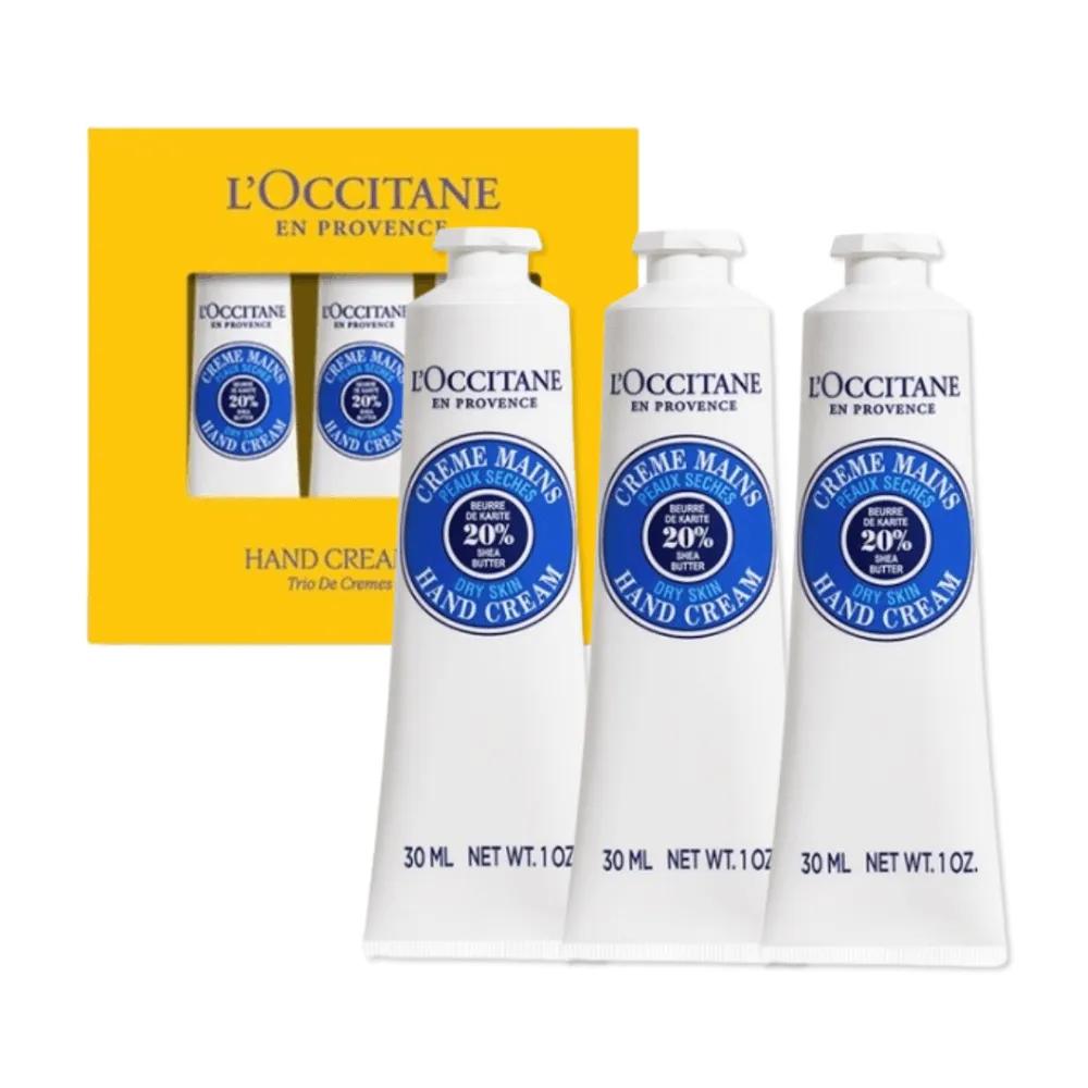 L'OCCITANE Hand Cream Gift Set Shea Butter Hand Cream 30ml (3 Pieces)