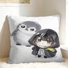Pillow Cover Gugugaga Penguin Arknights Endfield  Kawaii Pillow Case For Couch Sofa Bedroom Pillowcases