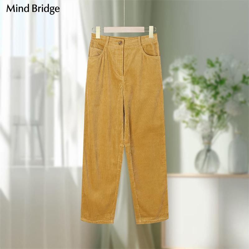 Straight tube versatile corduroy casual pants [Korean brand selection, please refer to size chart]