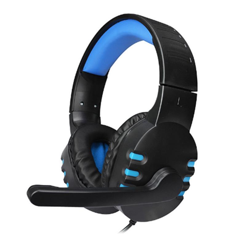 New Header Laptop, Desktop Computer Headset Game Headphones with Wheat Teaching Network, Computer Headset