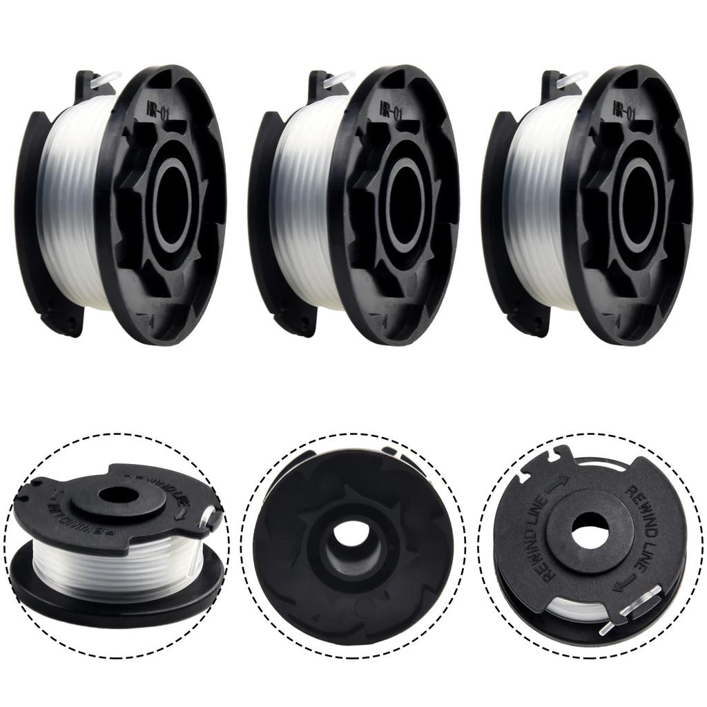 2PCS TLE-03 Spool for Einhell GE-CT 18/28 Li TC/GE-CT 18/28 Li Lawn Mower Nylon Trimming Wire Reel