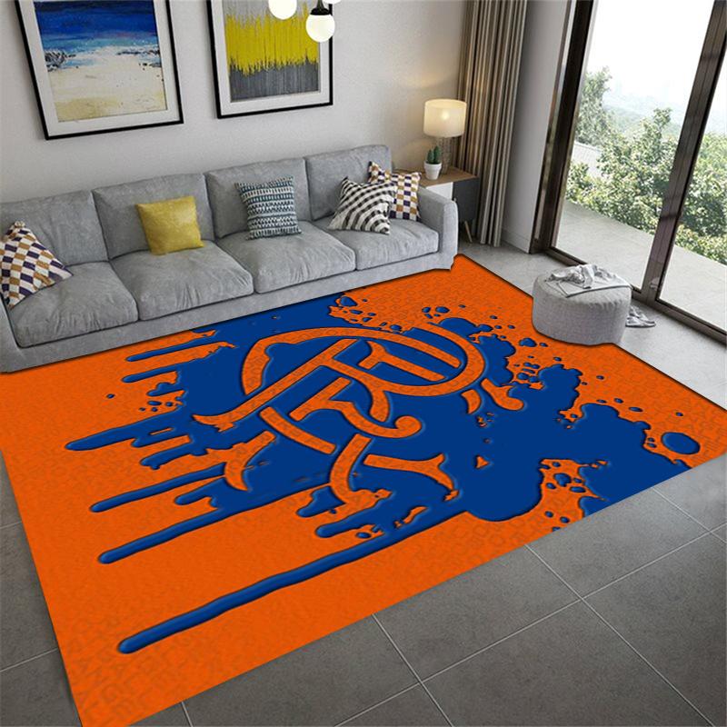 2025 New Rangers F.C Carpet Rug for Living Room Bedroom Home Sofa Decoration,Kids play Non-slip Floor Mat126