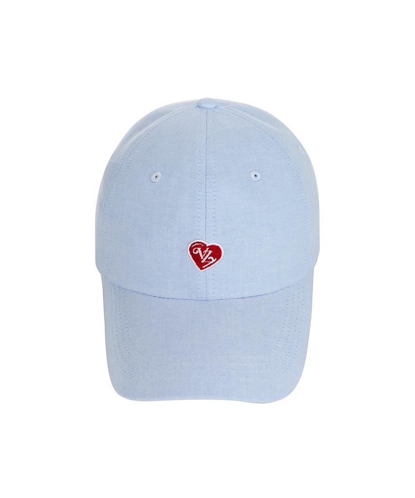 Бейсболка оверсайз с логотипом Bajal Heart из ткани оксфорд (3 цвета)