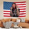 Гобелен с флагом США King Von Классический настенный декор с изображением рэпера Оформление комнаты Фон Подарок на день рождения Баннер для концерта