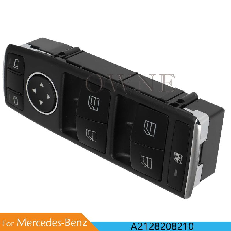 Power Door Window Master Switch A2128208210 For Mercedes-Benz C300 GLK350 E63 C230 C250 E350 E550 W204 S204 W212 A207 C207