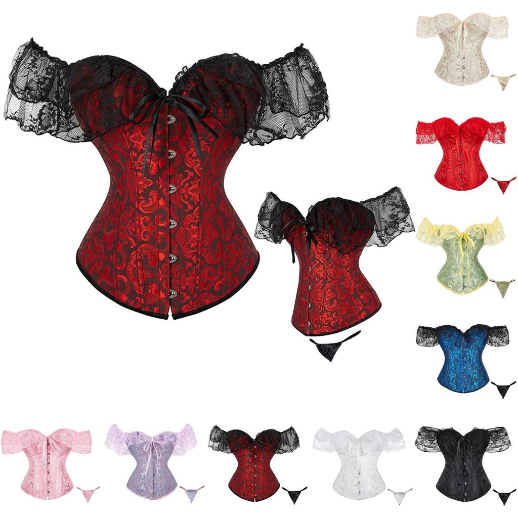 Корсетные топы для женщин, корректирующее белье, боди с утягивающим эффектом и эффектом пуш-ап, топ-бюстье, корректирующее белье, стринги