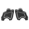 2PCS Handlebar Riser CNC Aluminum Alloy Replacement for Benelli TRK502X 502C TNT250 TNT300 Black with White Strip