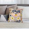 CRAFTED WITLOVE T-tous Pillow Case Plush Fabric Soft Double Sided Print Sofa Cushion Cover Throw Pillow Covers
