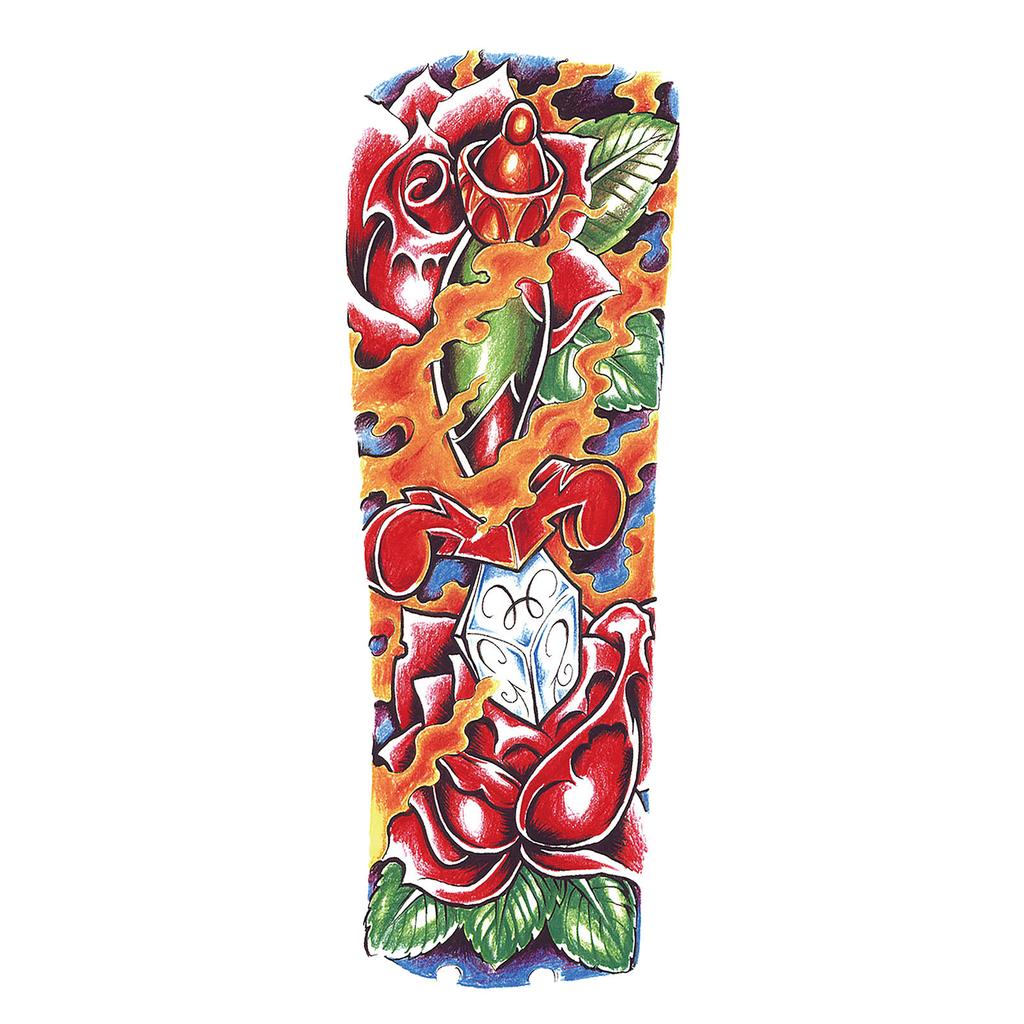 Men and Women Arm Temporary S Sticker Fake Tatoo Hot 3D Waterproof