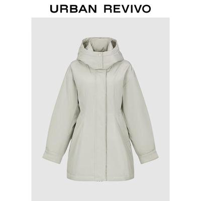 Женская куртка с капюшоном из утиного пуха UR 2025