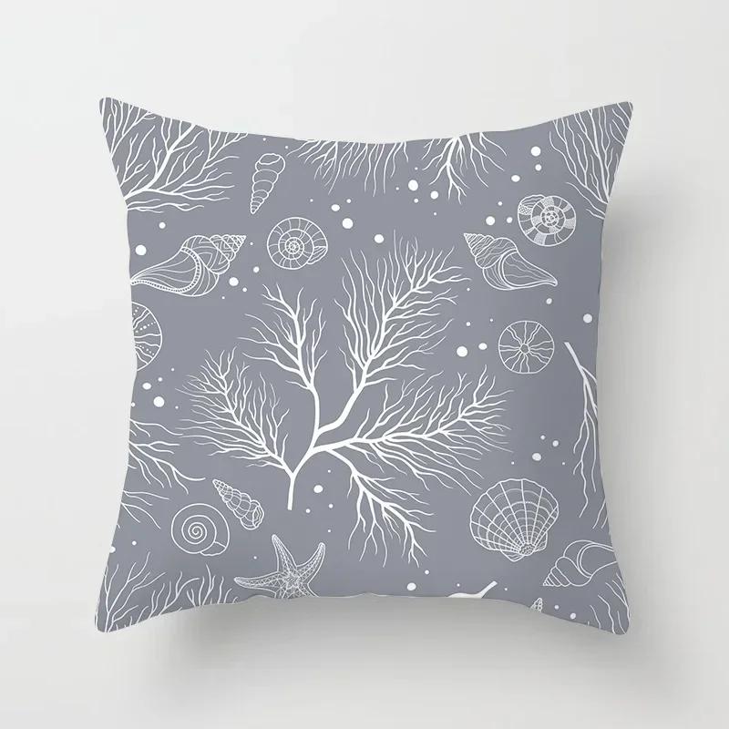 Brand New Gray Nordic Geometry Cushion Cover Hot Modern Sofa Couch Throw Pillows Cover Livingroom Decorative Simple Pillows Case