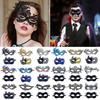2 Pcs Couple Masquerade Masque Set for Men And Women