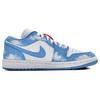 Jordan Air Jordan 1 Low Винтажные Баскетбольные Кроссовки Женские Carolina Blue AO9944-441(Команда176-)