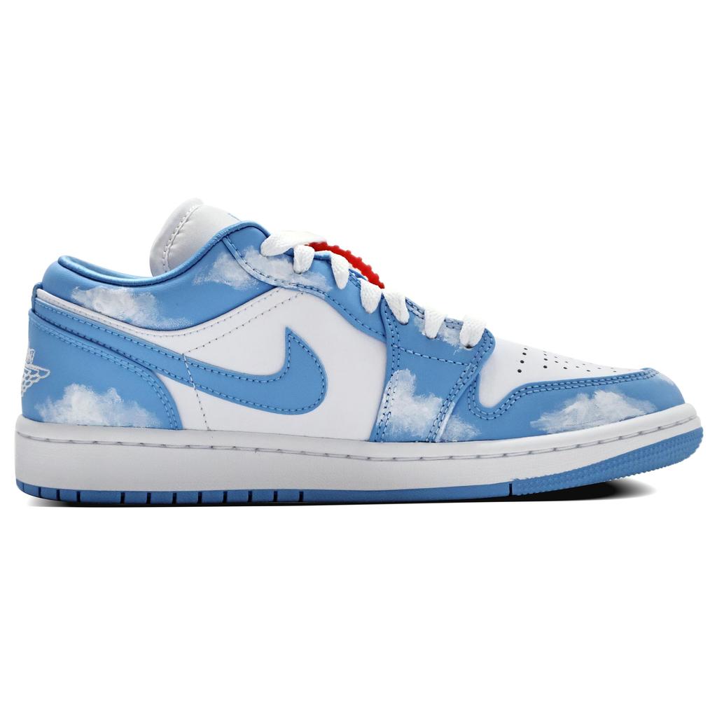 Jordan Air Jordan 1 Low Винтажные Баскетбольные Кроссовки Женские Carolina Blue AO9944-441(Команда176-)