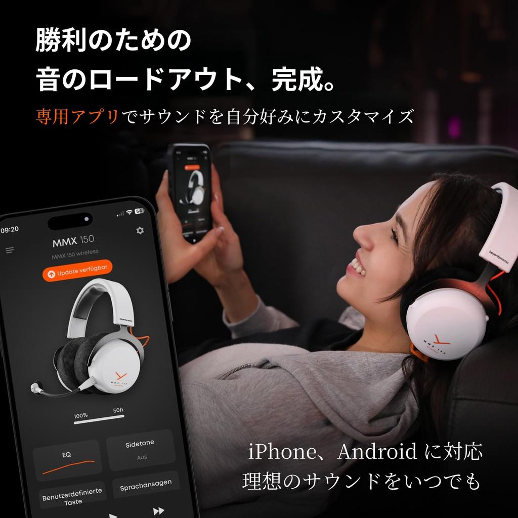Beyerdynamic MMX 150 Беспроводная игровая гарнитура Черная для FPS/голосового чата, Пространственное позиционирование, Донгл с низкой задержкой, Bluetooth 5.3, Совместимость с ПК/PS5/