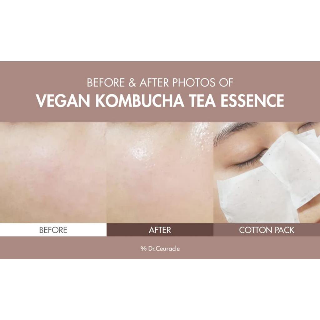 DR.CEURACLE Vegan Kombucha Tea Essence 150ml - эссенция для чая с грибами и грибами