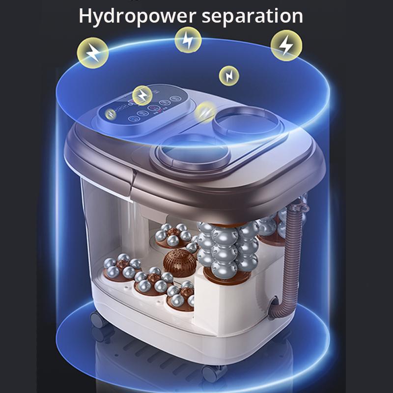 Electric Foot Spa Bath Massager 2 In 1 Foot and Calf Massage Foot Bath Heated Remote Controller Foot Massager 220V