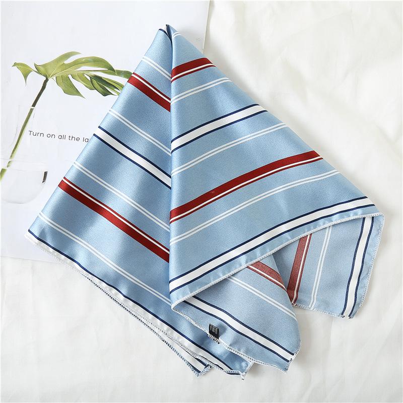 50 * 50 см шелковые шарфы весна и осень универсальное украшение профессиональные маленькие квадратные шарфы защита шеи связывающая сумка