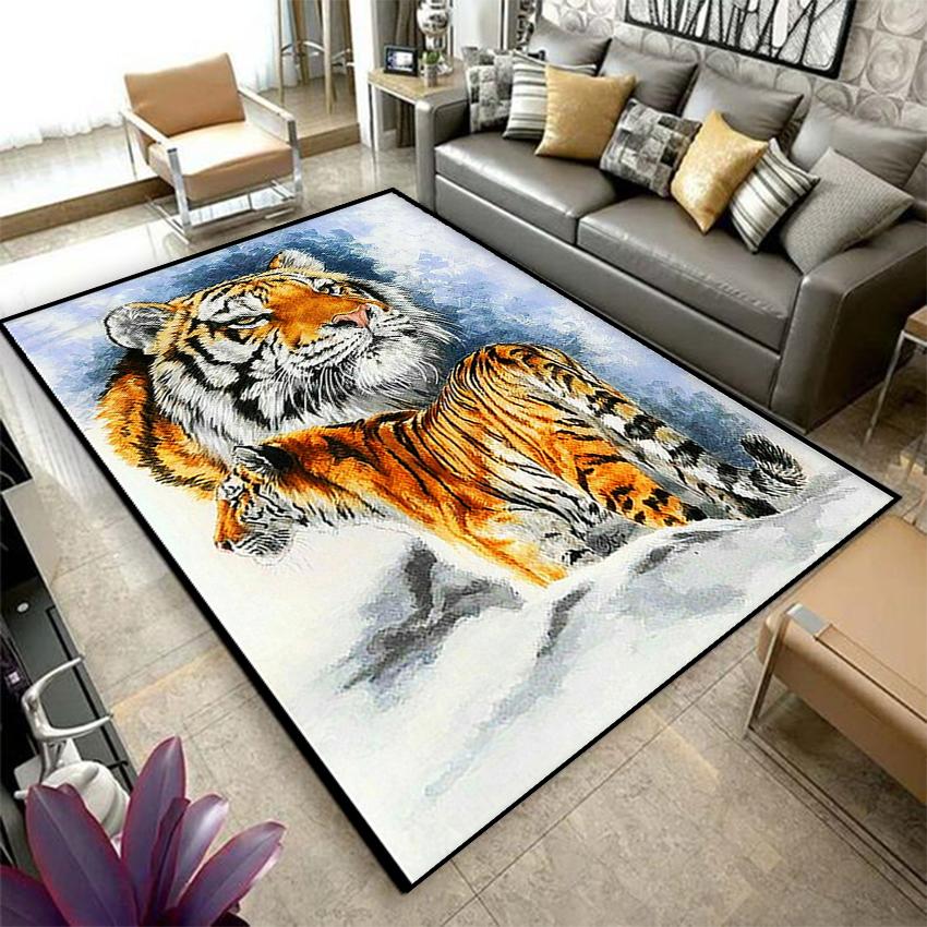 3D принт Тигр, Сова, Лев, Орел, животные, узор, коврики для гостиной, домашний декор, коврик для прихожей, спальни, прикроватный коврик, ковры