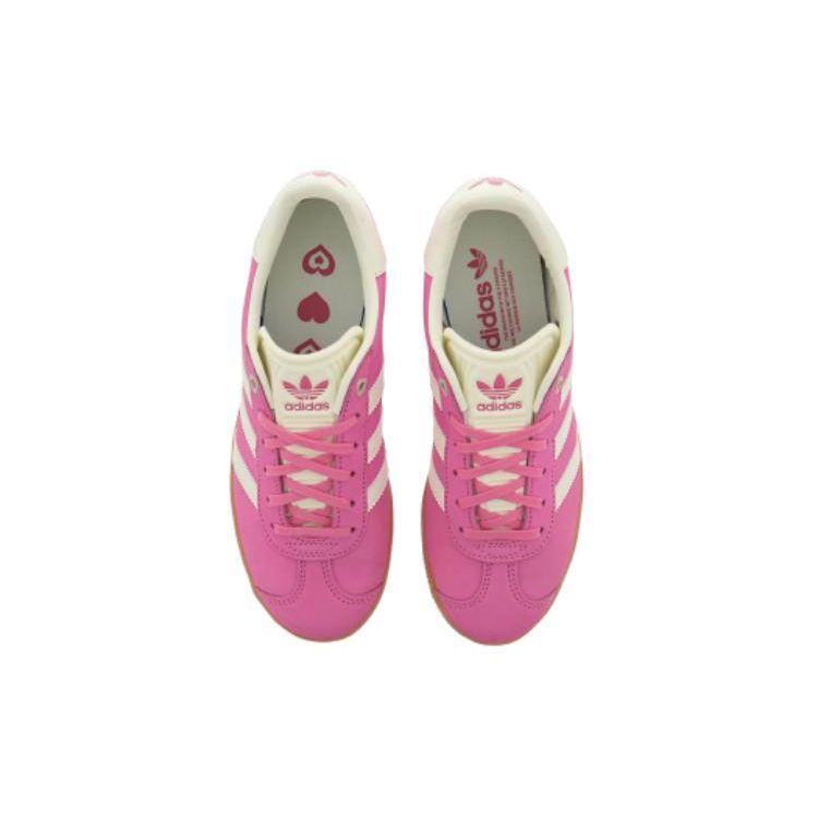 adidas Детские кроссовки Gazelle J Pink Fusion Gum Ivory Gum-3 ID1107