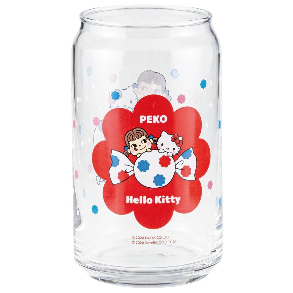 Sanrio x Fujiya Peko-chan Hello Kitty Can-Shaped Juice Glass (SAN5115-1)