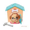 Little Live Pets Мой щенок: Мини-игровой набор «Домик для щенка», Оранжевый, Игрушка «Собираемый домик для собаки» и игровая площадка, Персонализируемая игрушка-щенок из плюша для детей от 5 лет
