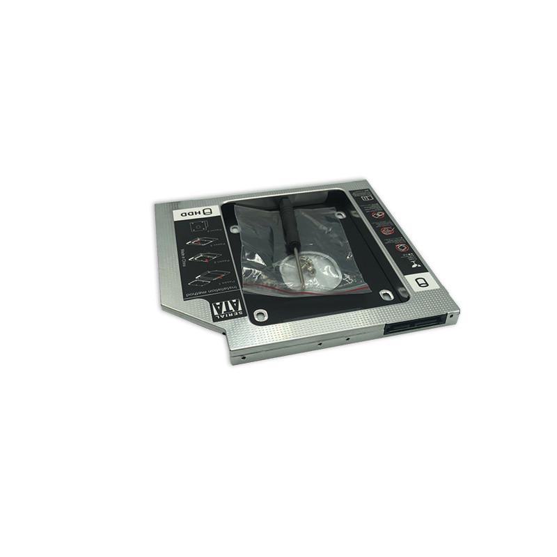 Кронштейн-адаптер для подключения оптического привода к SSD-накопителю для ноутбука (9,5/12,7 мм)