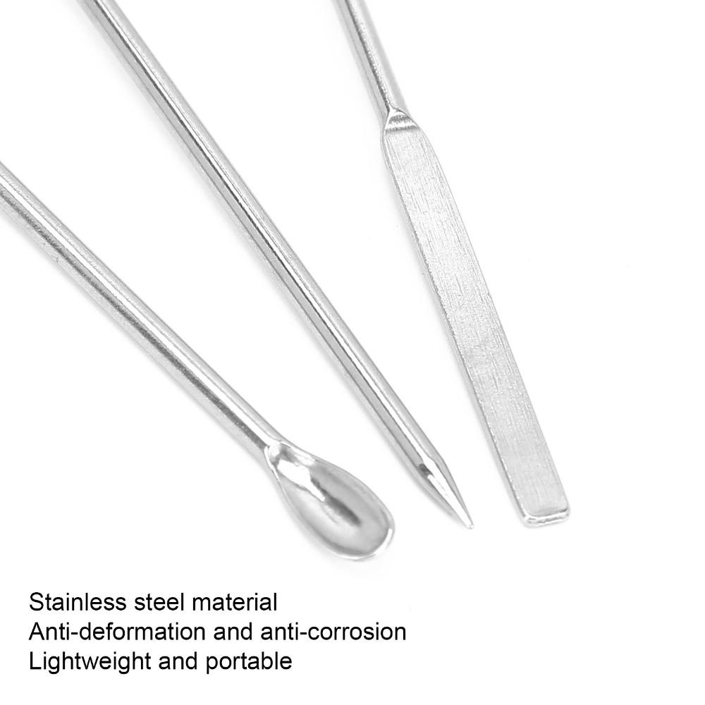 3 Pcs Portable Nail Art Stirring Rod Professional Nail Art Spatula Salon & home DIY use