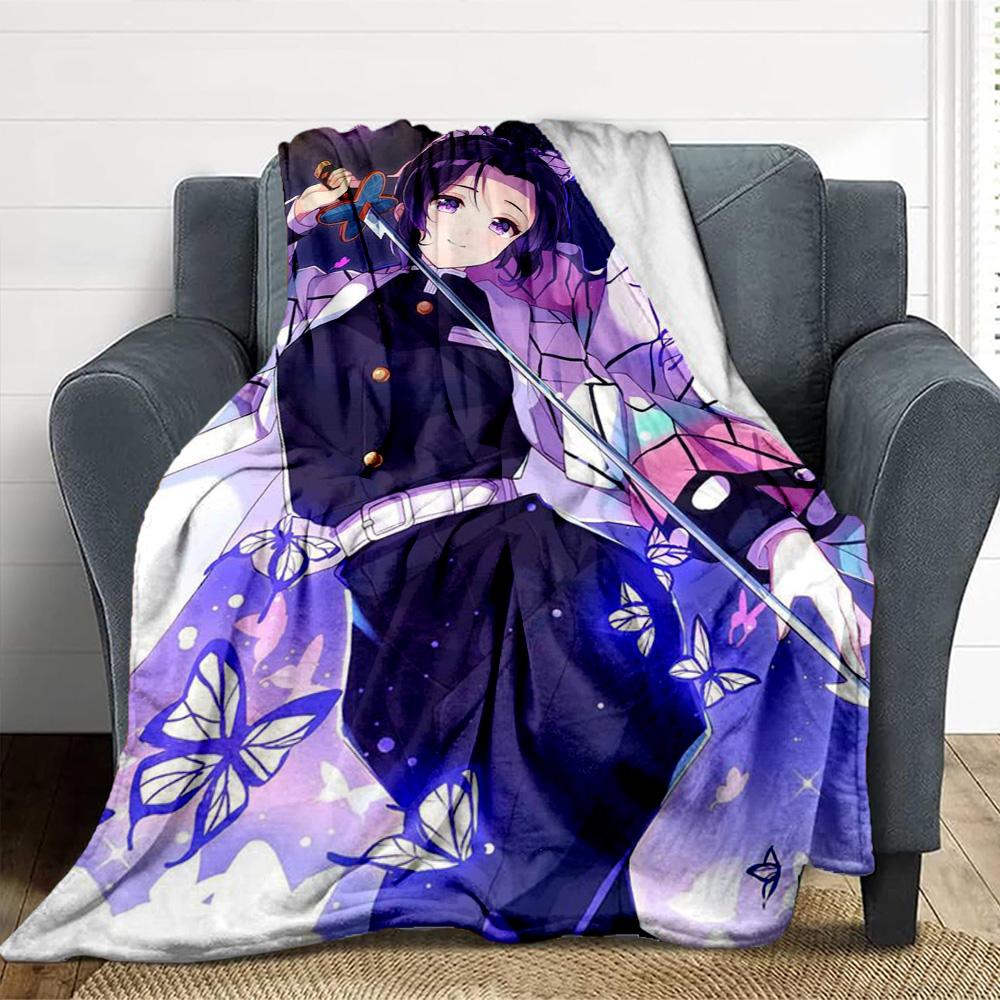 Butterfly Warrior Flannel Blanket Throw Blanket Soft Warm Sofa Bed Camping Car home Decor Unique Christmas Gift C930971