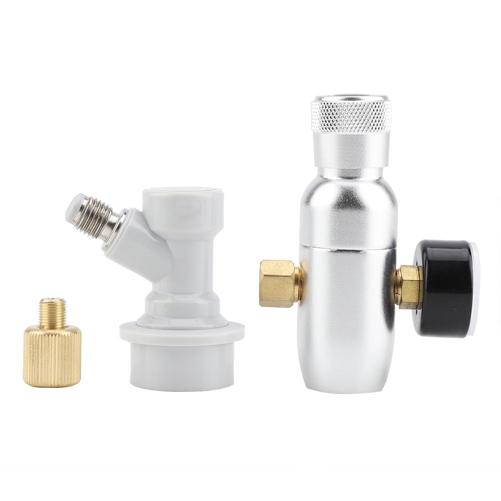 Homebrew CO2 16g Regulator Kit Gas Disconnect Home Draft Beer Kegerator(0-60 PSI)