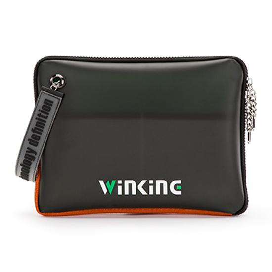 Men Women Laptop Bag 13 Inch Tablet Laptop Sleeve Case Linen+PU Leather Handbag 2022 New Street Trend Clutch Bag for Boys Girls