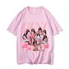 BINI Girls Group Kpop Singer T Shirt Merchandise Men Women Pure Cotton Vintage T-shirt Short Sleeve Clothing Adult Streetwear