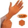 8mil Heavy Duty Nitrile Gloves Thick Industrial Disposable Gloves with Diamond Texture Grip Cleaning Mechanic Gloves Latex Free