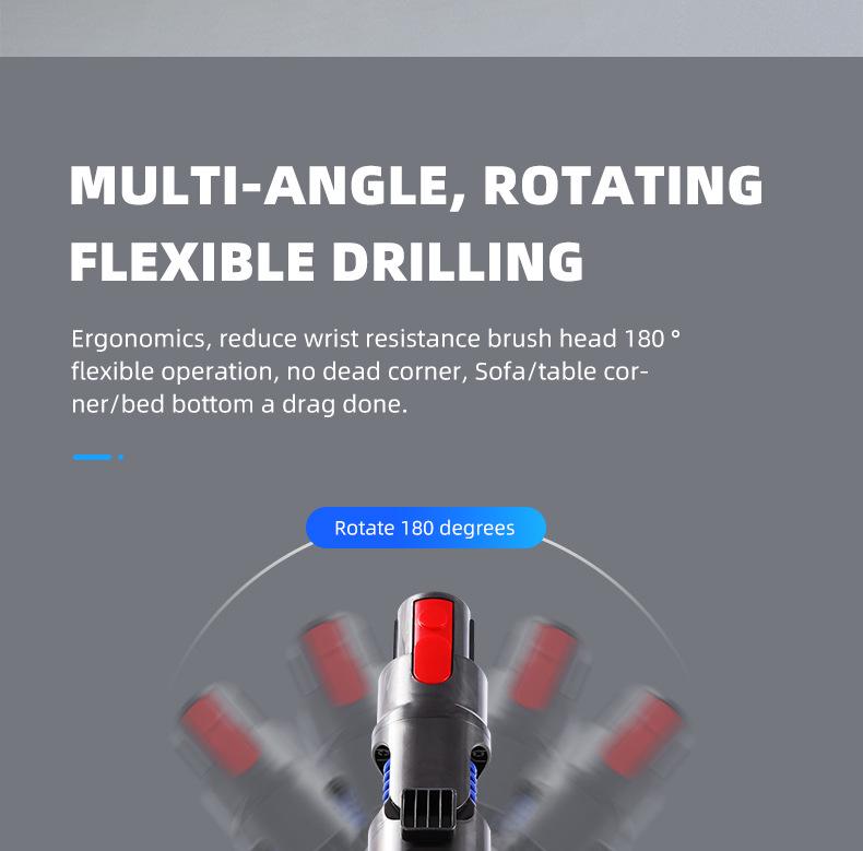 Совместимый набор аксессуаров для пылесоса Dyson: V7/V8/V10/V15 Щетка, Швабра, Резервуар для воды