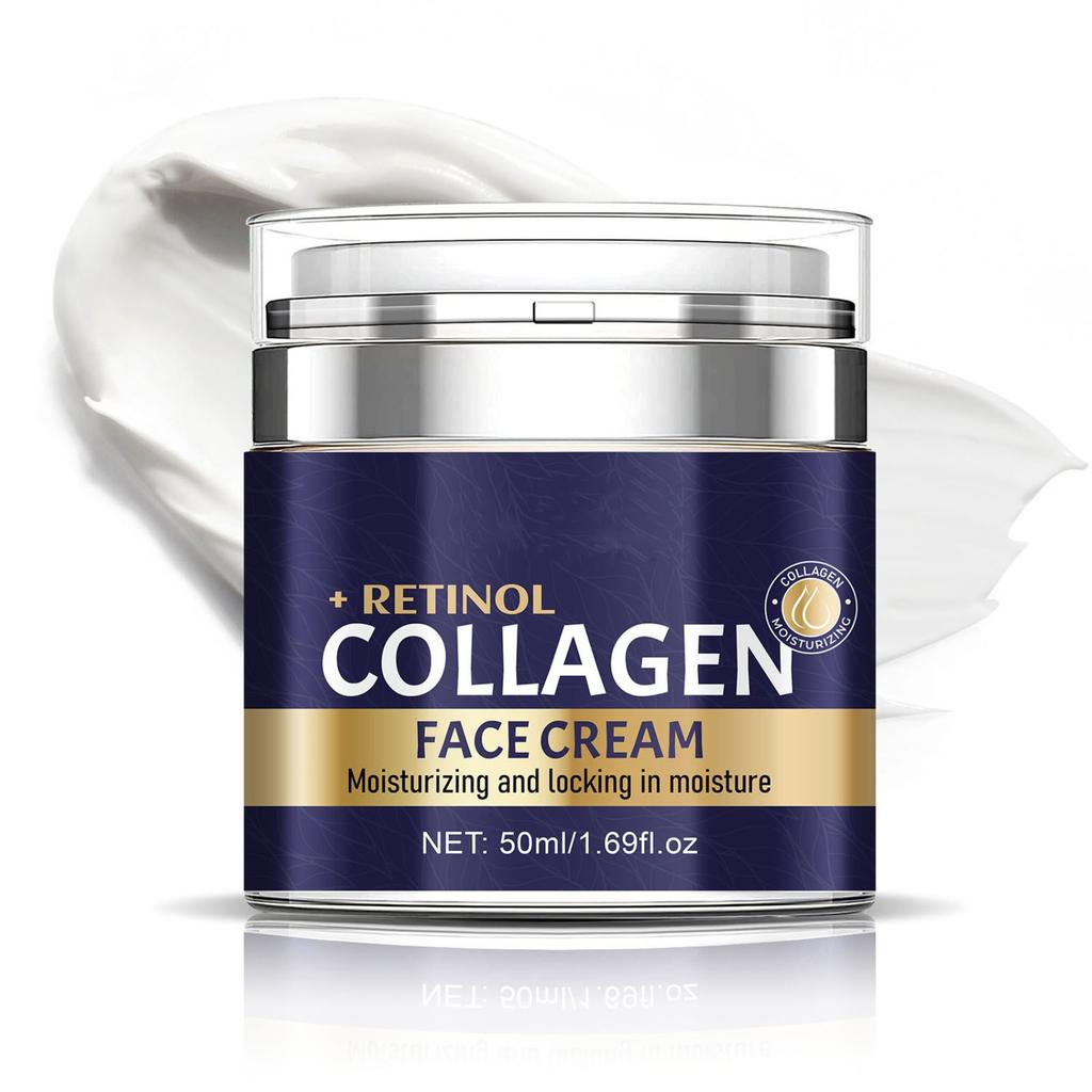 Коллагеновый крем для лица с ретинолом и гиалуроновой кислотой Дневной и ночной увлажняющий крем для лица против старения Увлажняющий лосьон для лица