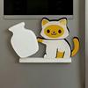 1/2 шт. Держатель для кошачьих усов Магнит на холодильник Кошачья шерсть Миниатюрная ваза Контейнер для коллекционирования Сувенир в память о питомце Декорация