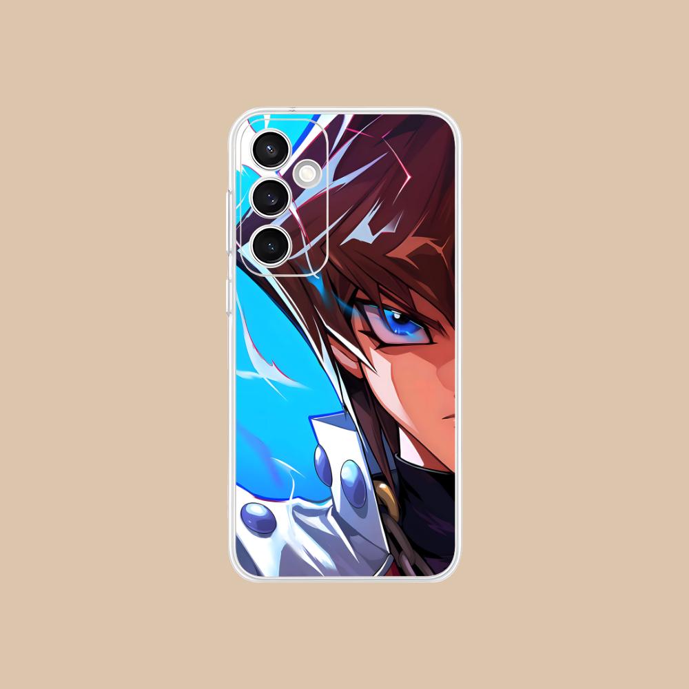 Чехол для телефона Yugioh Сето Кайба для Samsung Galaxy S25 S24 S23 S22 S21Plus FE Ультрамягкий ТПУ Прозрачный Ударопрочный Чехол
