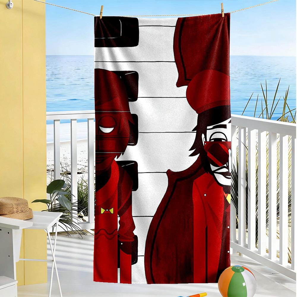 Incredibox Beach Towel High Absorbency & Quick-Dry Comfortable Lightweight Perfect for Traveling Yoga Camping and Swimming