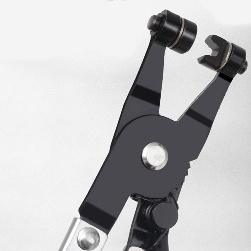 Hose Clamp Plier Auto Hose Locking Tool Swivels Flat Band for Removal Installation of Rings Type Hose Clamps Repair Tool