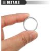 Motoforti Car Oil Drain Plug Gaskets, Engine Oil Crush Washer Seals, for Subaru BRZ 2013-2020, Aluminum, No.803916010, Silver Tone, 20 Pcs