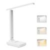 LED Touch Switch, White Folding Desk Lamp, Bedroom, Bedside, Study, Reading, Eye-protecting Night Light, USB Charging, Dimmable,
