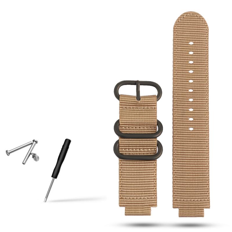 Классический 24*16 мм выпуклый металлический мужской нейлоновый ремешок для часов TIMEX T2N721 T2N720 TW2T76500 TW2T76300 спортивный дышащий холщовый ремешок для часов
