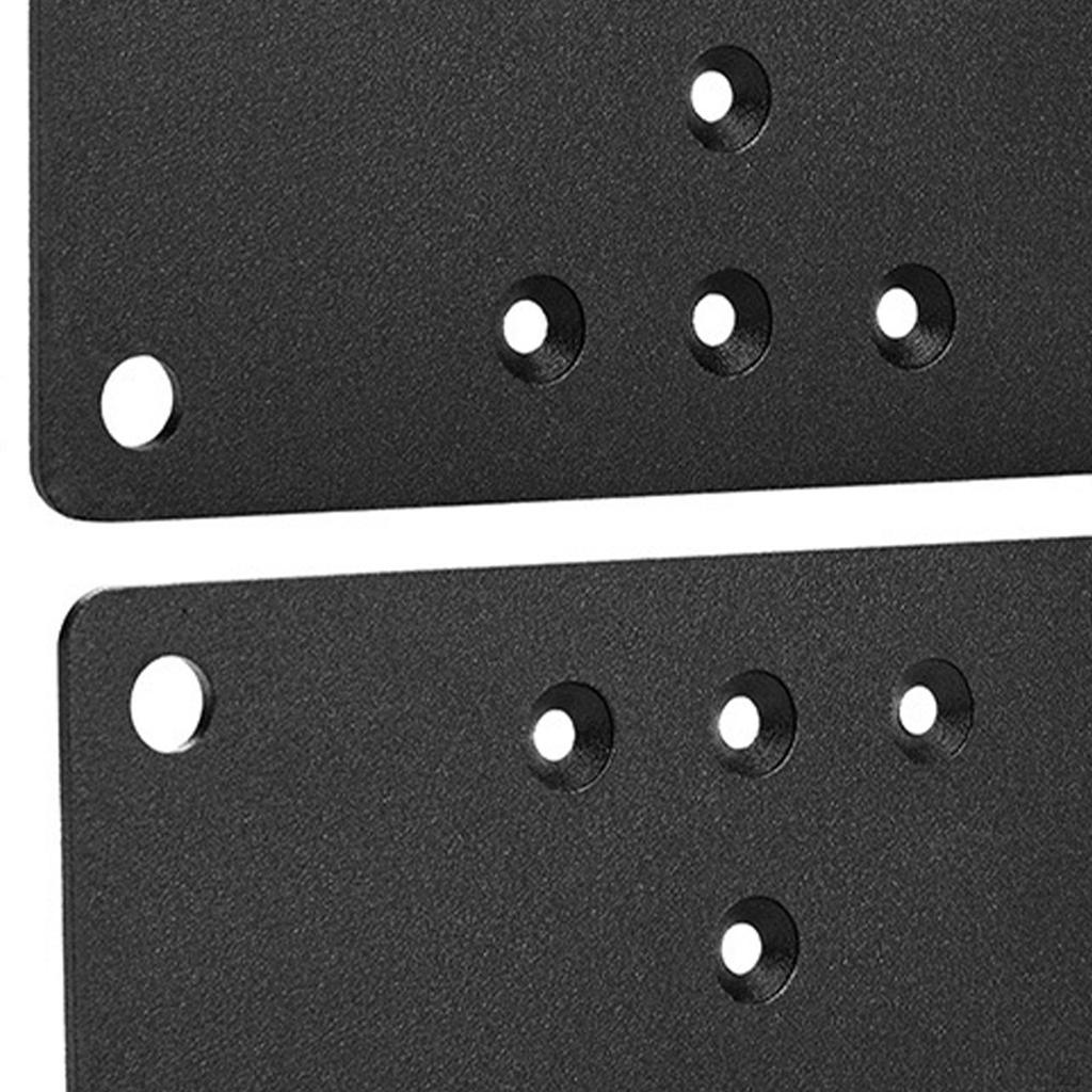 2Pcs Deck Base Plate Post Anchors ,Heavy Duty ,Pergola Brackets Fence Kit for Pergolas Porch