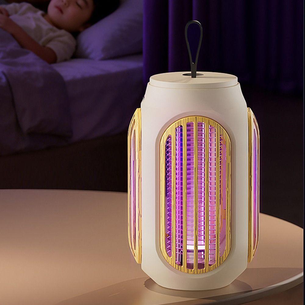 Cordless Shock Bug Zapper USB Charging Insect Fly Trap Effective Electric Mosquito Lamp Garden